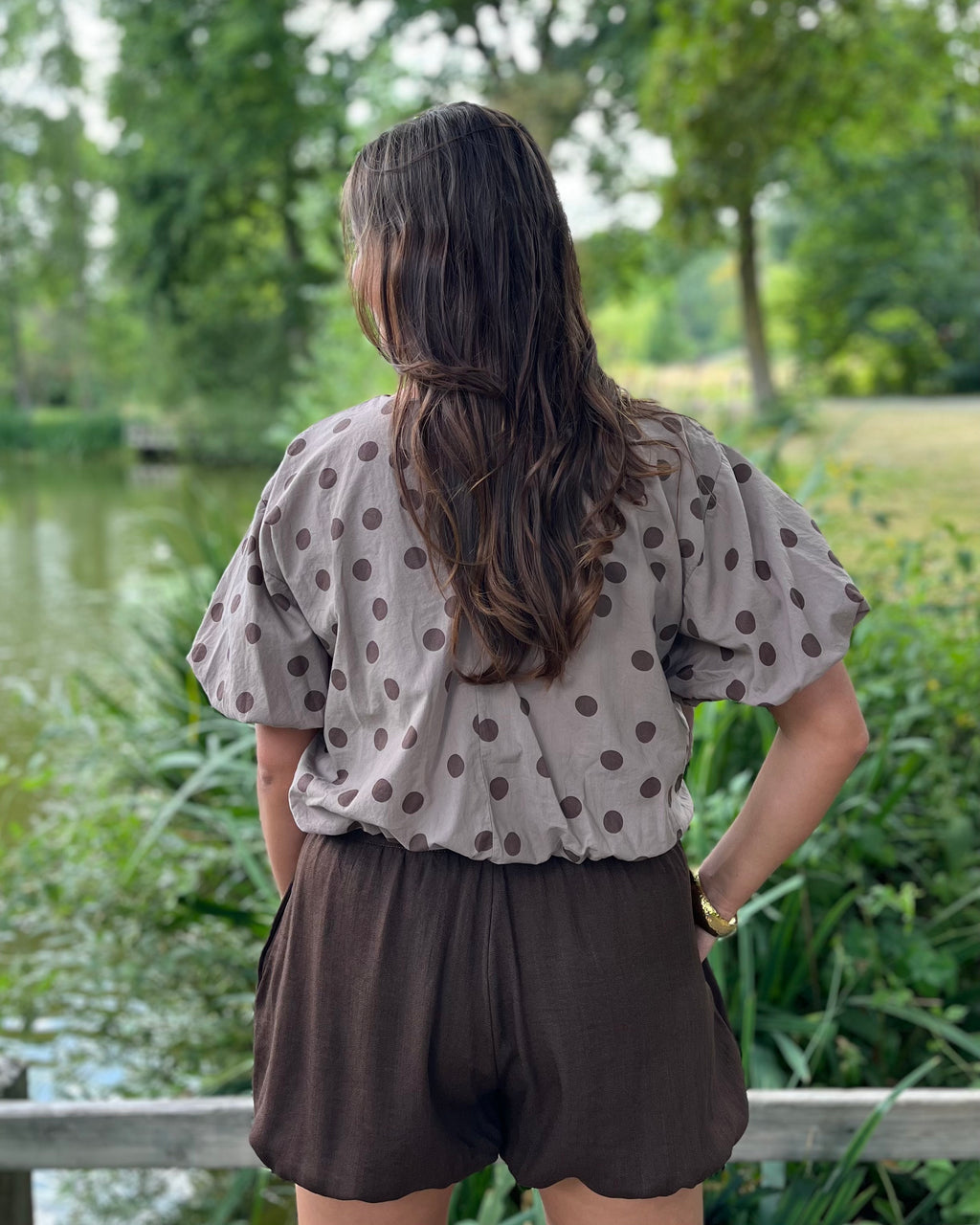 Lilou short - Donkerbruin