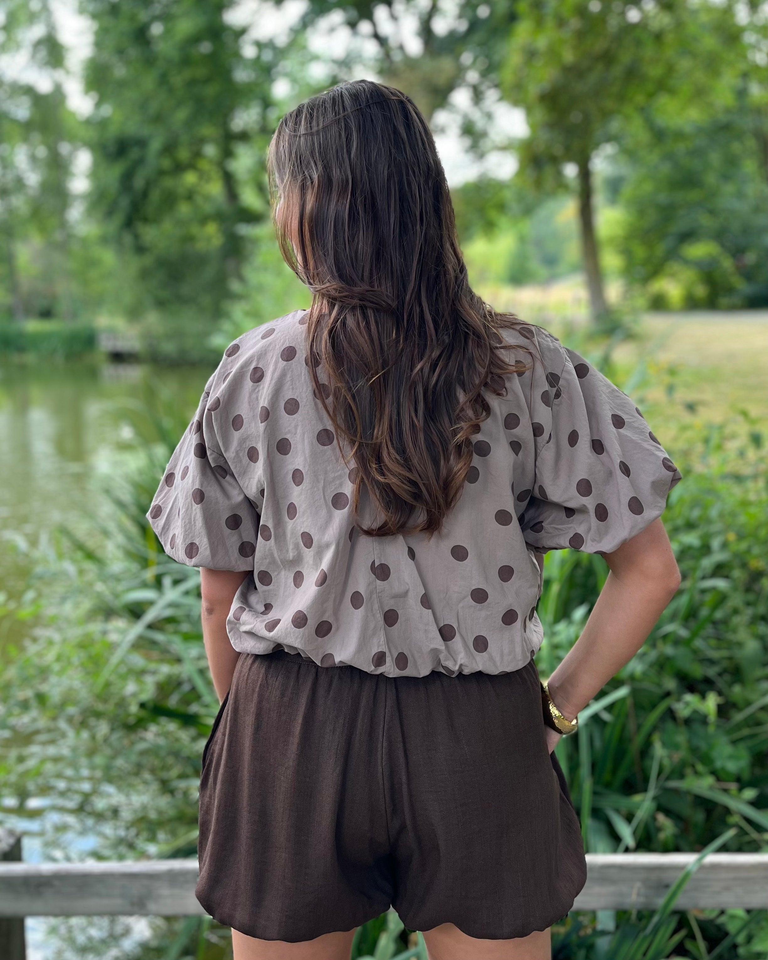 Lilou short - Donkerbruin