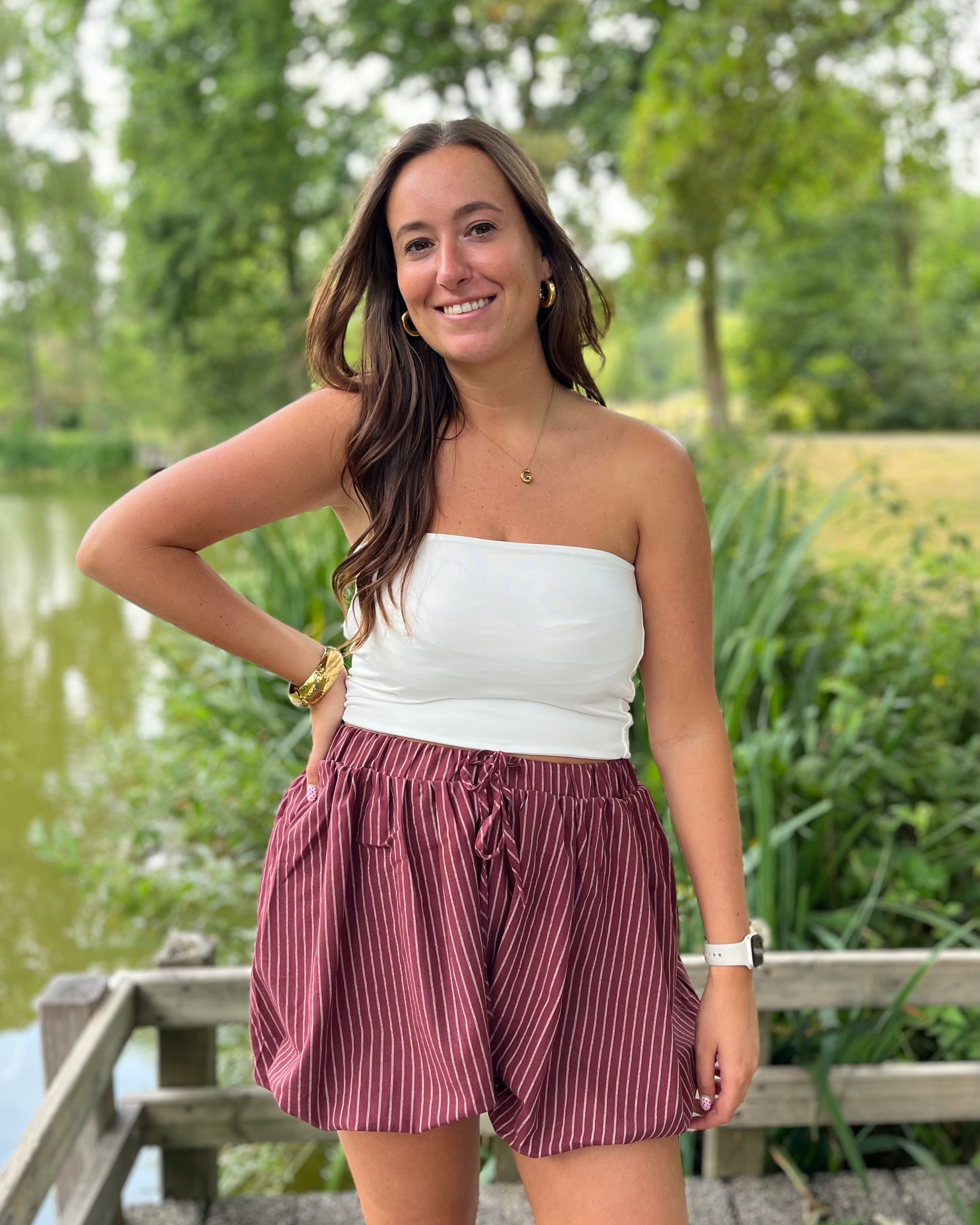 Rosie short - Bordeaux