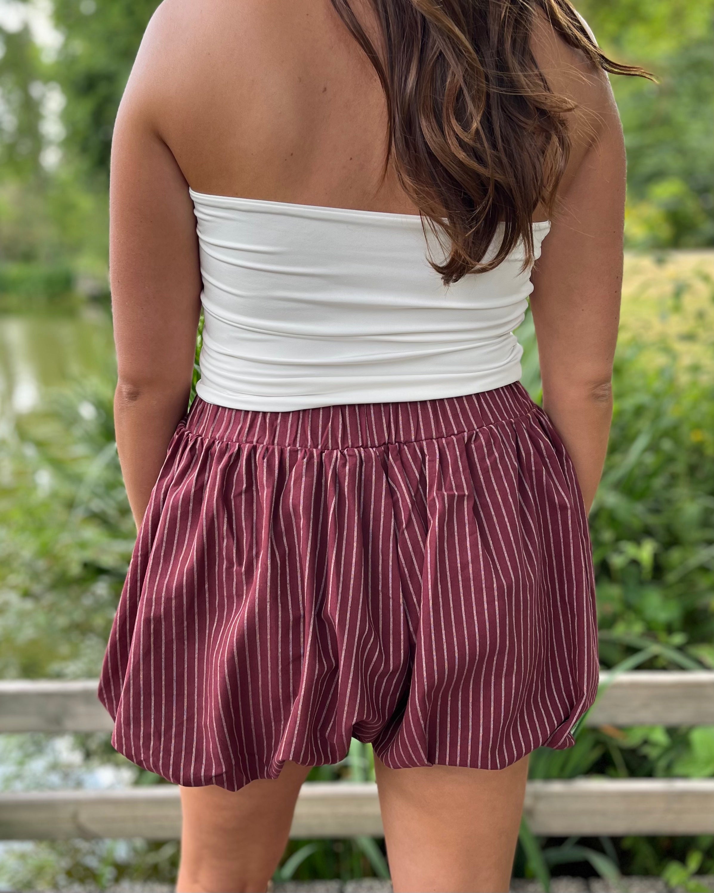 Rosie short - Bordeaux