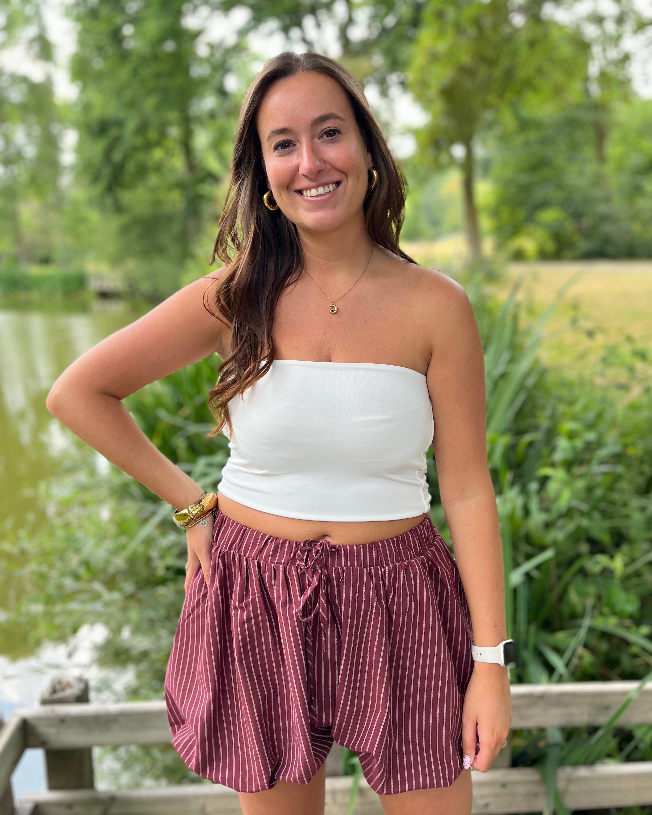 Rosie short - Bordeaux